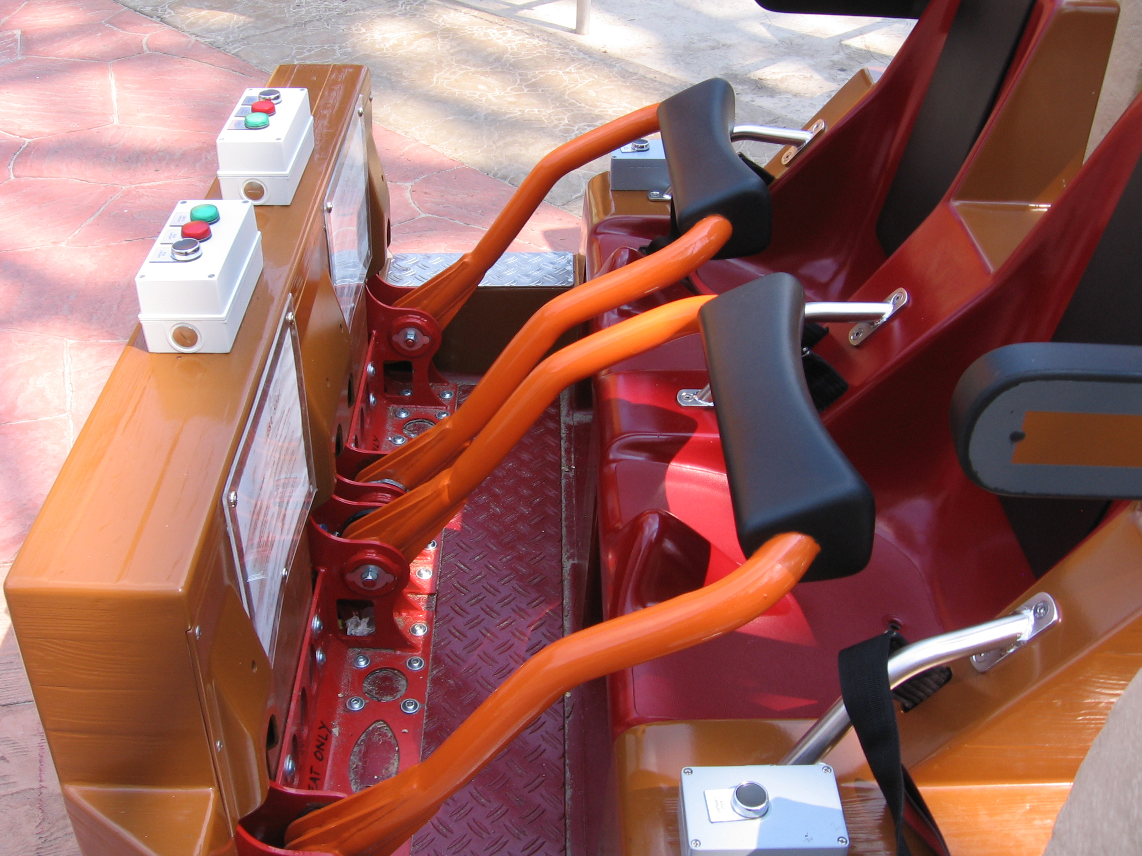 Lap bar restraint